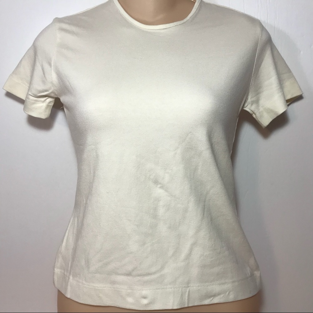 3 Dot white tee t-shirt‎ top large